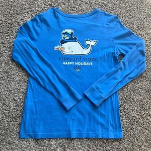 Vineyard Vines Logo Long Sleeve Tee, Women’s Size S